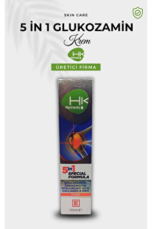 HK Remedy 5 in 1 Special Formula Glukozamine Krem 100 ml