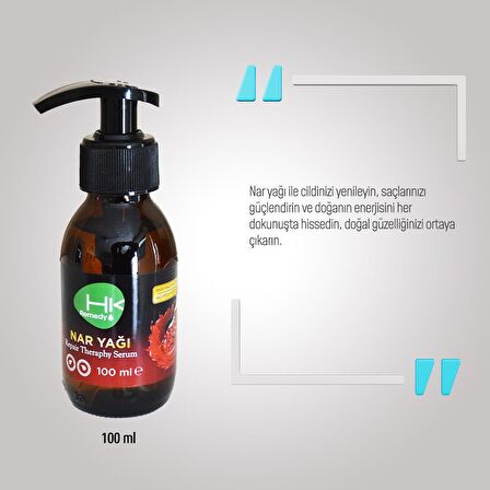 HK Remedy Nar Çekirdekli Saç Bakım Yağı 100 ml