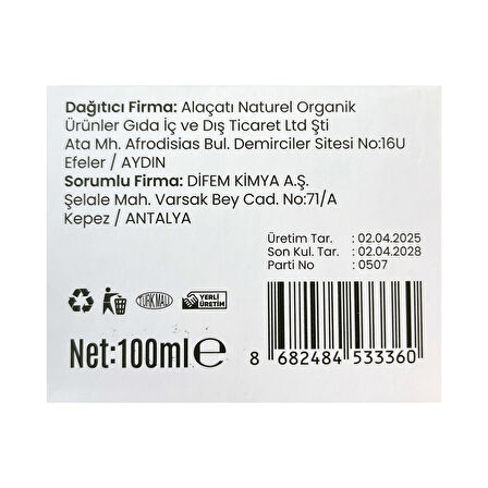 Alaçatı Naturel Kuyruk Yağı Kremi 100 ml