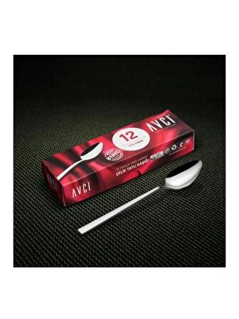Avcı ST104 Star Tatlı Kaşığı 2.5mm 12 Li