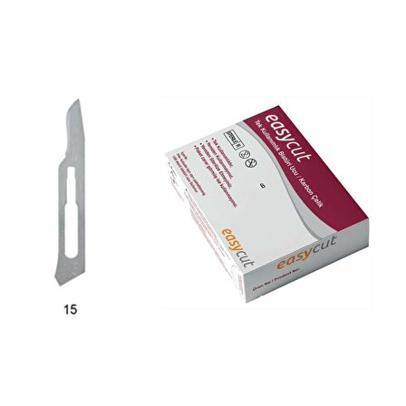 EASYCUT - BİSTÜRİ UCU NO:15 - 100 ADET