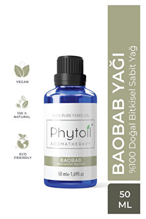 Organik Baobab Yağı – Baobab Oil %100 Doğal Bitkisel Sabit Yağ 50 ml