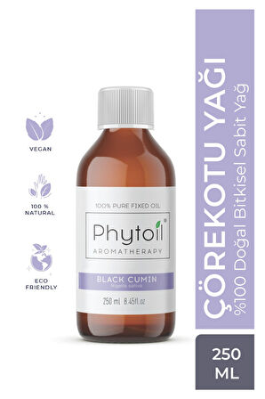 Phytol Aromatherapy %100 Doğal Çörekotu Yağı – Black Cumin Oil 250 ml