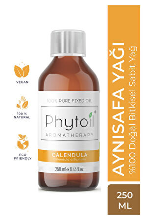Organik Aynısafa Yağı – Calendula Oil %100 Doğal Bitkisel Sabit Yağ 250 ml