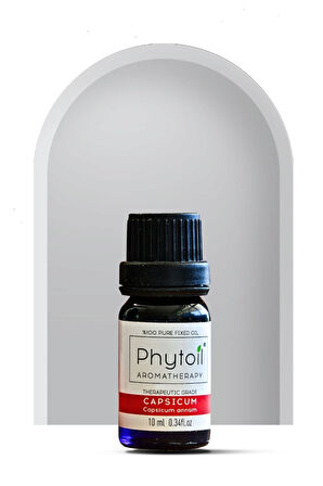 Acı Biber Uçucu Yağı (Capsicum Annum) %100 Saf ve Doğal Bitkisel Uçucu Yağ 10 ml