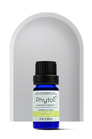 Limon Çimeni (Citronella) Uçucu Yağı – %100 Saf ve Doğal Bitkisel Uçucu Yağ 10 ml