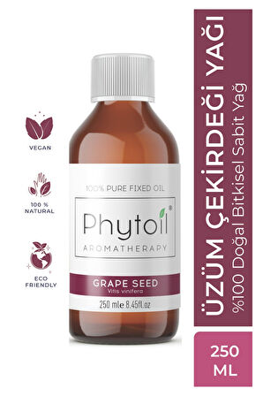 Üzüm Çekirdeği Yağı (Grape Seed) %100 Saf ve Doğal Bitkisel Sabit Yağ 250 ml