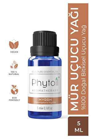 Organik Mür Uçucu Yağı – Myrrh %100 Saf ve Doğal Bitkisel Uçucu Yağ 5 ml