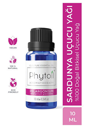 Organik Sardunya Uçucu Yağı – Pelargonium %100 Saf ve Doğal Bitkisel Uçucu Yağ 10 ml