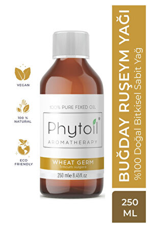 Buğday Ruşeym Sabit Yağı (Wheatgerm) %100 Saf ve Doğal Bitkisel Sabit Yağ 250 ml
