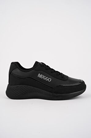 Muggo COCO Garantili Kadın Ortopedik Günlük Bağcıklı Şık Rahat Sneaker Spor Ayakkabı