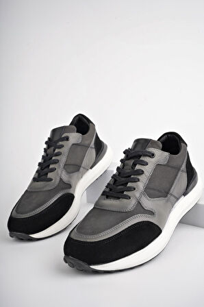 Muggo MERTENS Garantili Hakiki Deri Bağcıklı Günlük Erkek Casual Ayakkabı