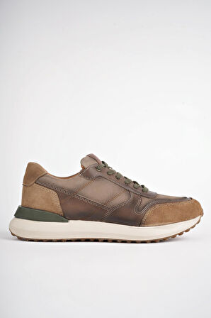 Muggo MERTENS Garantili Hakiki Deri Bağcıklı Günlük Erkek Casual Ayakkabı