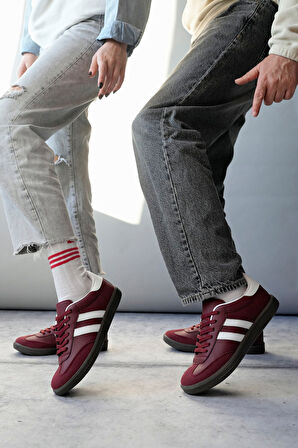 Muggo GORDON Unisex Ortopedik Günlük Garantili Bağcıklı Yürüyüş Koşu Sneaker Spor Ayakkabı