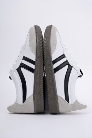 Muggo GARCİA Garantili Unisex Ortopedik Günlük Bağcıklı Yürüyüş Koşu Sneaker Spor Ayakkabı