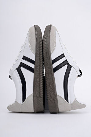 Muggo GARCİA Garantili Unisex Ortopedik Günlük Bağcıklı Yürüyüş Koşu Sneaker Spor Ayakkabı