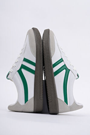 Muggo GARCİA Garantili Unisex Ortopedik Günlük Bağcıklı Yürüyüş Koşu Sneaker Spor Ayakkabı