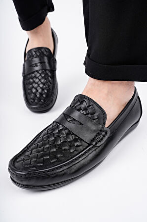 Muggo WOLTZ Garantili Klasik Hakiki Deri Günlük Erkek Ayakkabı