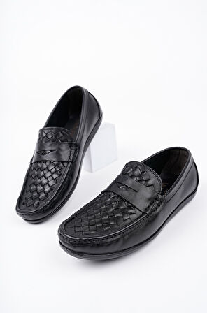 Muggo WOLTZ Garantili Klasik Hakiki Deri Günlük Erkek Ayakkabı