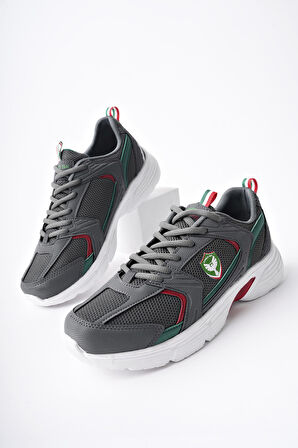 Amed Spor BRAİN Unisex Ortopedik Günlük Bağcıklı Sneaker Spor Ayakkabı