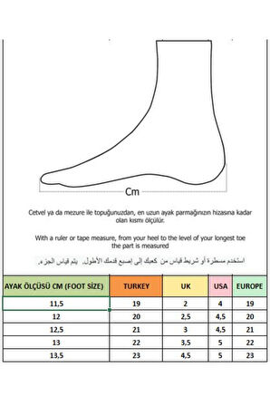 Muggo TOFFY Cırtlı Günlük İlk Adım Bebek Spor Ayakkabı