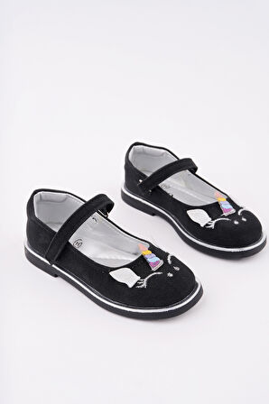 Muggo PATY Cırtlı ve Simli Günlük Kız Çocuk Babet