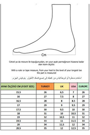 Muggo PANTER Kalın Taban Cırtlı ve Bağcıklı Unisex Çocuk Sneaker Spor Ayakkabı