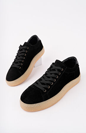 Muggo MİDWAY Bağcıklı Hakiki Deri Erkek Günlük Sneaker Spor Ayakkabı