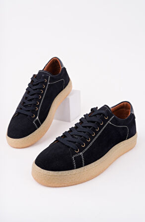 Muggo MİDWAY Bağcıklı Hakiki Deri Erkek Günlük Sneaker Spor Ayakkabı