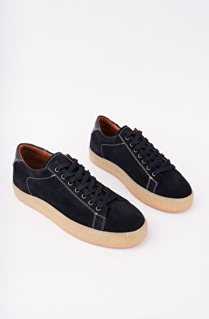 Muggo MİDWAY Bağcıklı Hakiki Deri Erkek Günlük Sneaker Spor Ayakkabı