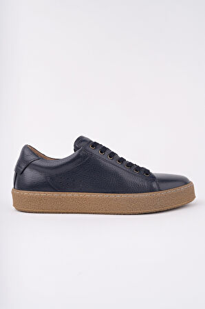 Muggo CRAW Kalın Taban Bağcıklı Hakiki Deri Erkek Günlük Casual Sneaker