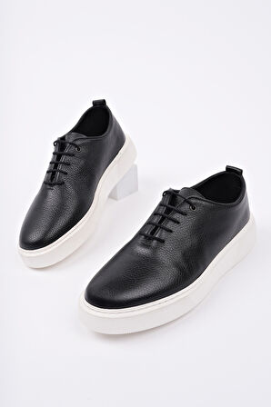 Muggo SEBASTİAN Bağcıklı Hakiki Deri Erkek Günlük Casual Ayakkabı