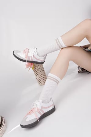 Muggo RETRO Çift Bağcıklı Günlük Kadın Sneaker Spor Ayakkabı