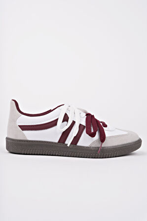 Muggo RETRO Çift Bağcıklı Günlük Kadın Sneaker Spor Ayakkabı