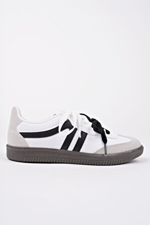 Muggo RETRO Çift Bağcıklı Günlük Kadın Sneaker Spor Ayakkabı