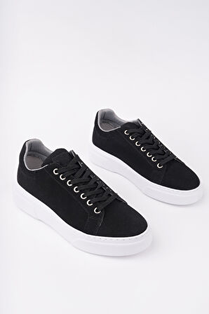 Muggo ZEYN Kalın Taban Bağcıklı Erkek Günlük Sneaker Spor Ayakkabı