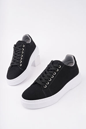 Muggo ZEYN Kalın Taban Bağcıklı Erkek Günlük Sneaker Spor Ayakkabı