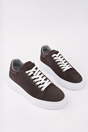 Muggo ZEYN Kalın Taban Bağcıklı Erkek Günlük Sneaker Spor Ayakkabı