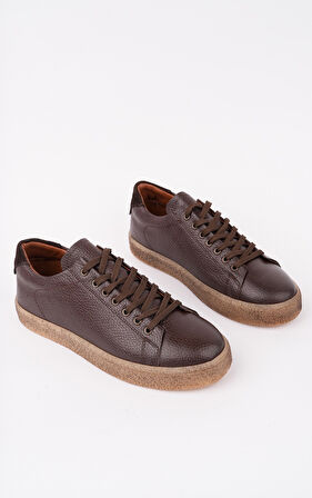 Muggo THOMAS Bağcıklı Hakiki Deri Erkek Günlük Sneaker Spor Ayakkabı