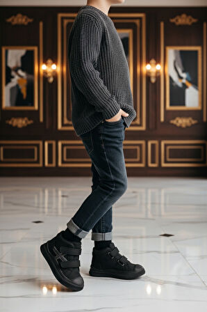 Muggo NEMO Çift Cırtlı Unısex Çocuk Bot