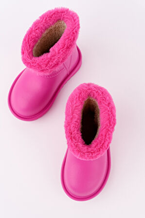 Muggo FRİGUS Çocuk Kürklü Yağmur Ve Kar Botu