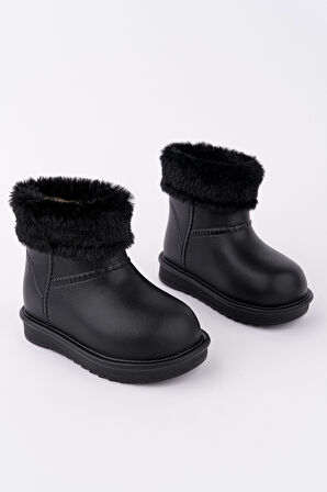 Muggo FRİGUS Çocuk Kürklü Yağmur Ve Kar Botu