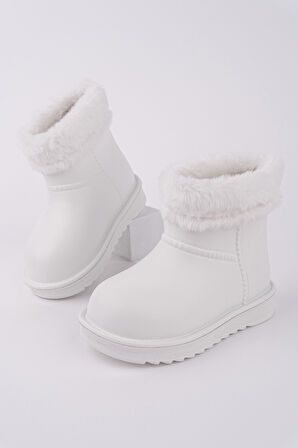 Muggo FRİGUS Çocuk Kürklü Yağmur Ve Kar Botu