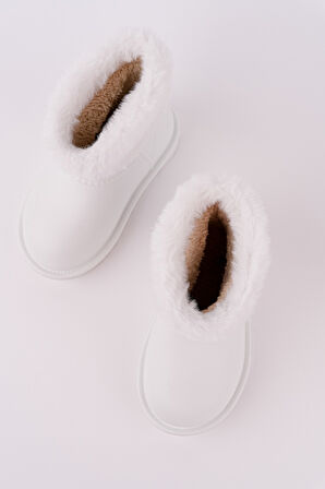 Muggo FRİGUS Çocuk Kürklü Yağmur Ve Kar Botu