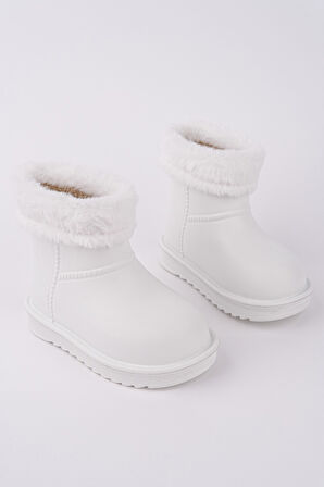 Muggo FRİGUS Çocuk Kürklü Yağmur Ve Kar Botu