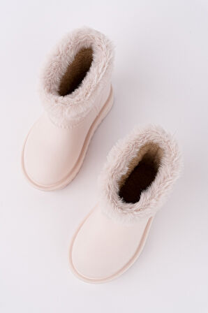 Muggo FRİGUS Çocuk Kürklü Yağmur Ve Kar Botu