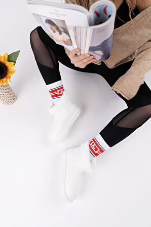 Muggo FROSTY Kadın Kürklü Yağmur Ve Kar Botu