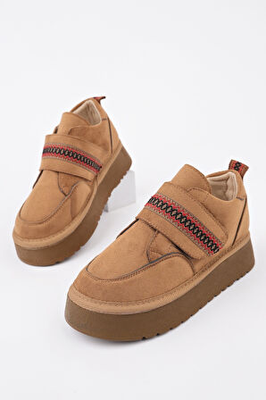 Muggo DAPHNE Kalın Taban Cırtlı Çocuk Kışlık Mini Bot