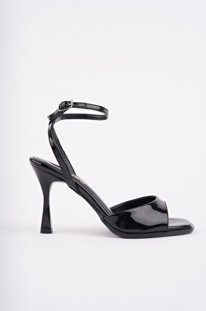 Muggo CHARLOT Bilekten Bağlamalı Kadın İnce Topuklu Ayakkabı