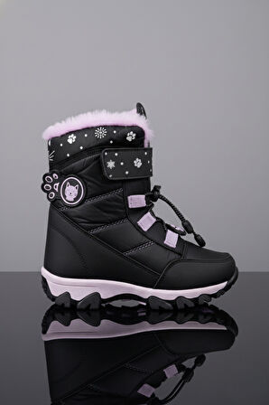 Muggo RAGYER İçi Kürklü Bağcıklı ve Cırtlı Kız Çocuk Bot